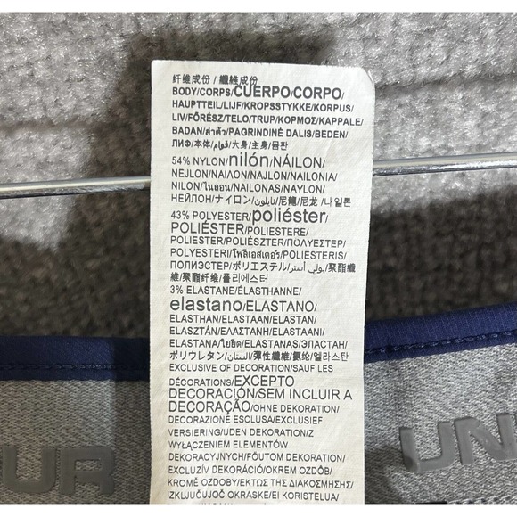 Under Armour Heatgear Loose Chino Shorts Mens Size 40 Stretch Blue Pockets - Picture 4 of 11